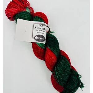 Dream In Color Yarn SMOOSHY Sock Superwash Merino Cashmere CHRISTMAS Tartan